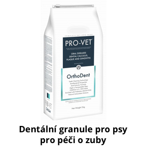 Dentální granule pro psy